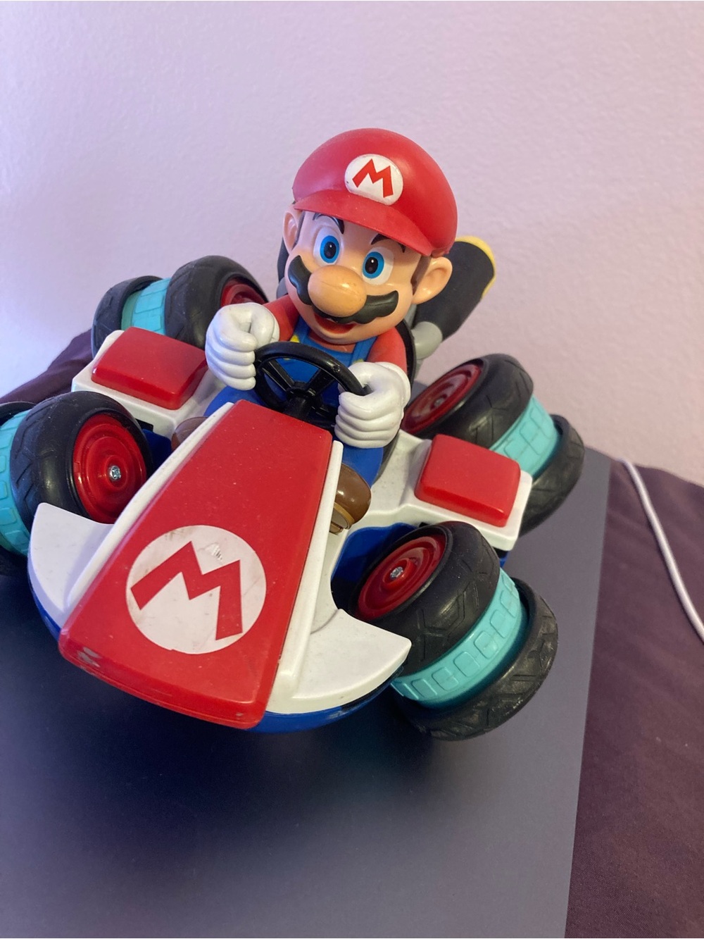 Nintendo Mario Red and Blue Kart Figure